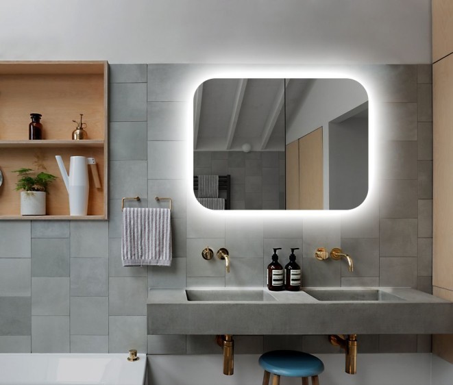 Дзеркало Shape 03 + амбілайт - Фото 4