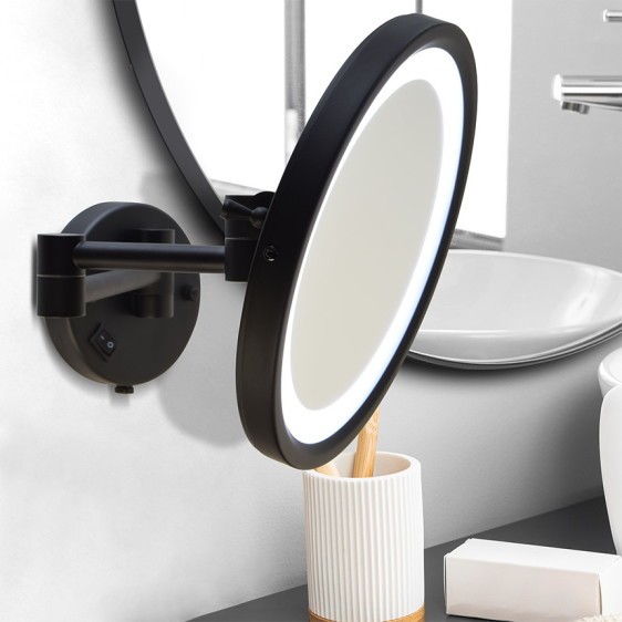 Косметичне дзеркало Zoom 04 Black - Фото 7
