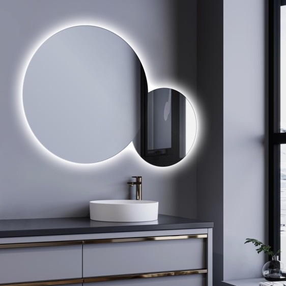 Дзеркало Circles + амбилайт - Фото 5