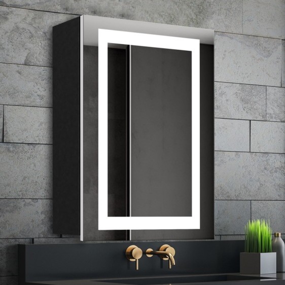 Дзеркальна шафка Leonardo Black - Фото 5