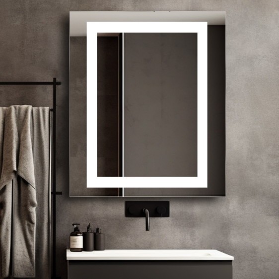 Дзеркальна шафка Leonardo Black - Фото 6