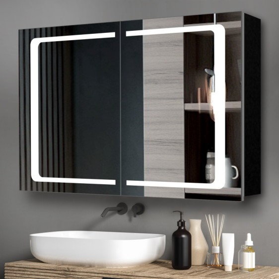 Дзеркальна шафка Andrea Black - Фото 7