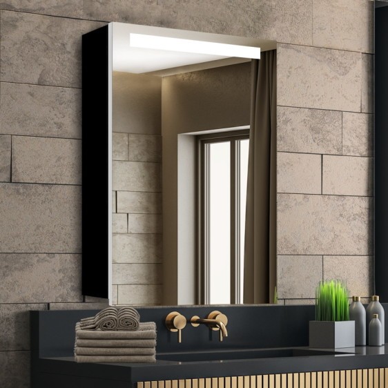 Дзеркальна шафка Ernesto Black - Фото 6 Дзеркальна шафка Ernesto Black - Фото 6