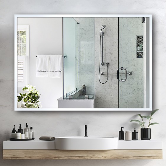 Дзеркало alu 001 White - Фото 4