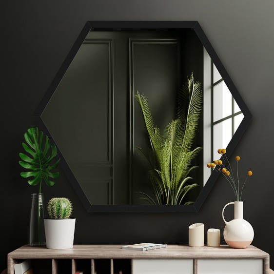 Дзеркало Hexagon Alu H Black - Фото 5 Дзеркало Hexagon Alu H Black - Фото 5