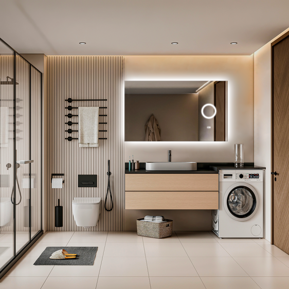 Дзеркало Shape 04 70x120 Right - Фото 4