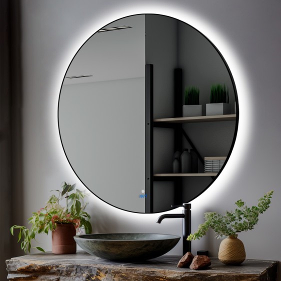 Дзеркало Inox R Black 120x120 - Фото 1