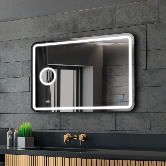 Дзеркало Loretta 70x100 Left + clock - Фото 3