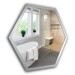 Дзеркало Hexagon Alu H - Фото 2