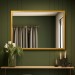 Дзеркало alu 001 Gold - Фото 4